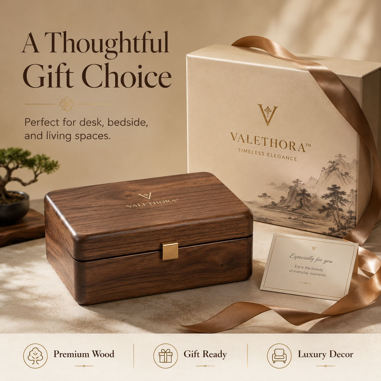 Walnut Storage Box – Premium Wooden Organizer For Elegant Living