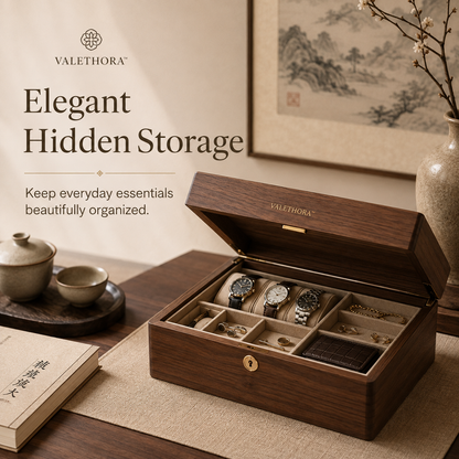 Walnut Storage Box – Premium Wooden Organizer For Elegant Living