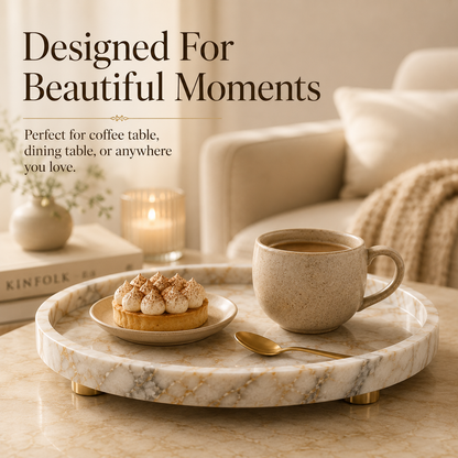 Marble Tray – Luxury Natural Stone Serving Tray For Modern Homes