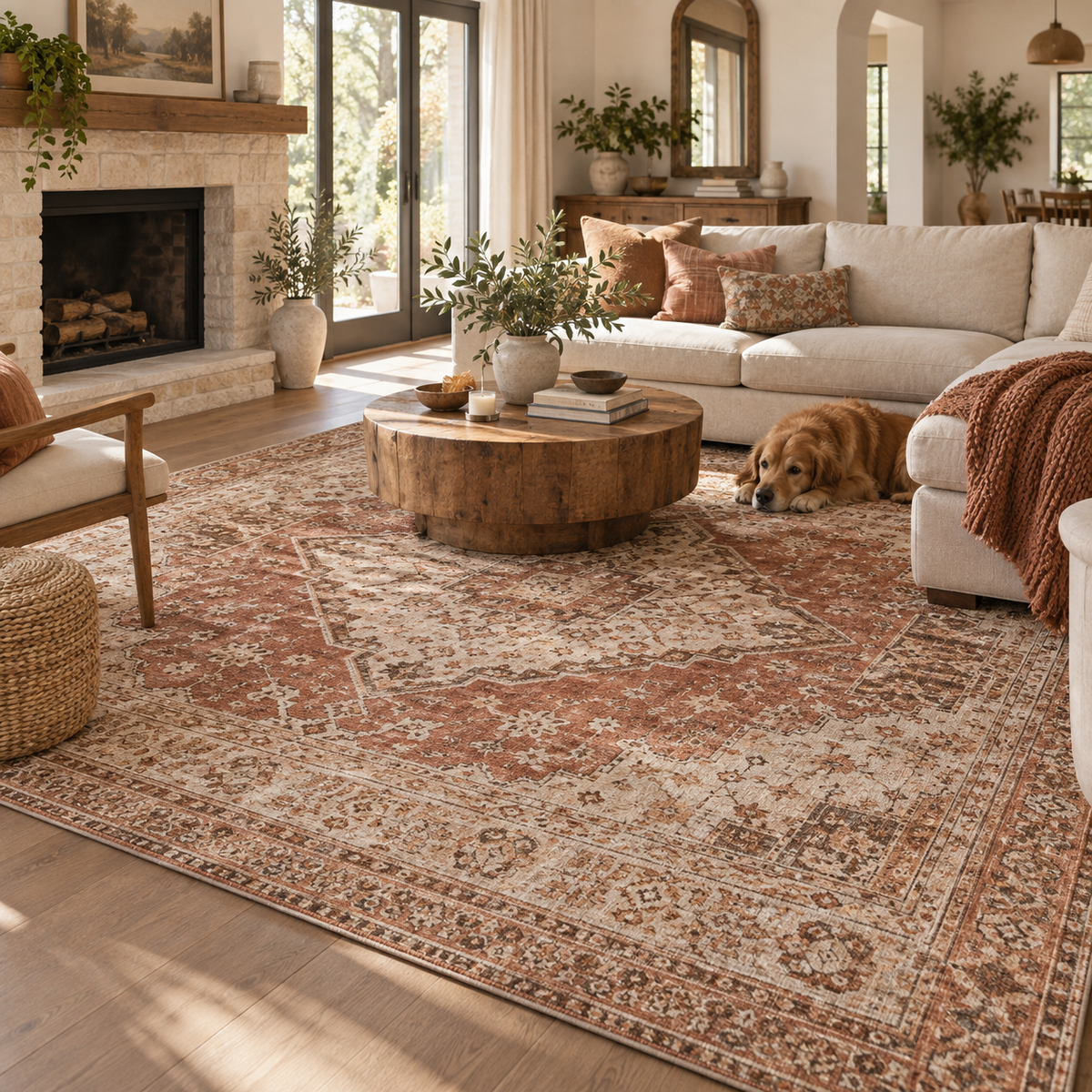 Terracotta Heritage Area Rug