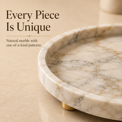 Marble Tray – Luxury Natural Stone Serving Tray For Modern Homes
