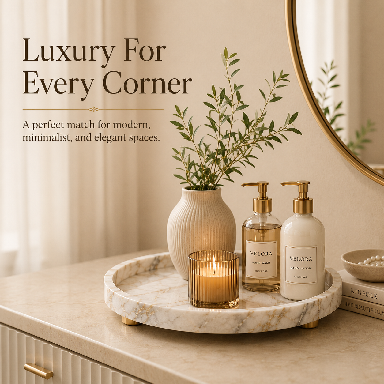 Marble Tray – Luxury Natural Stone Serving Tray For Modern Homes